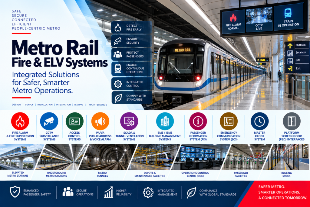 Metro Rail Fire & ELV Systems