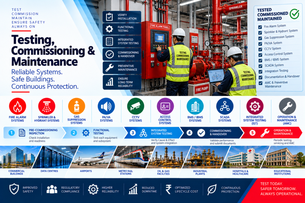 Testing, Commissioning & Maintenance