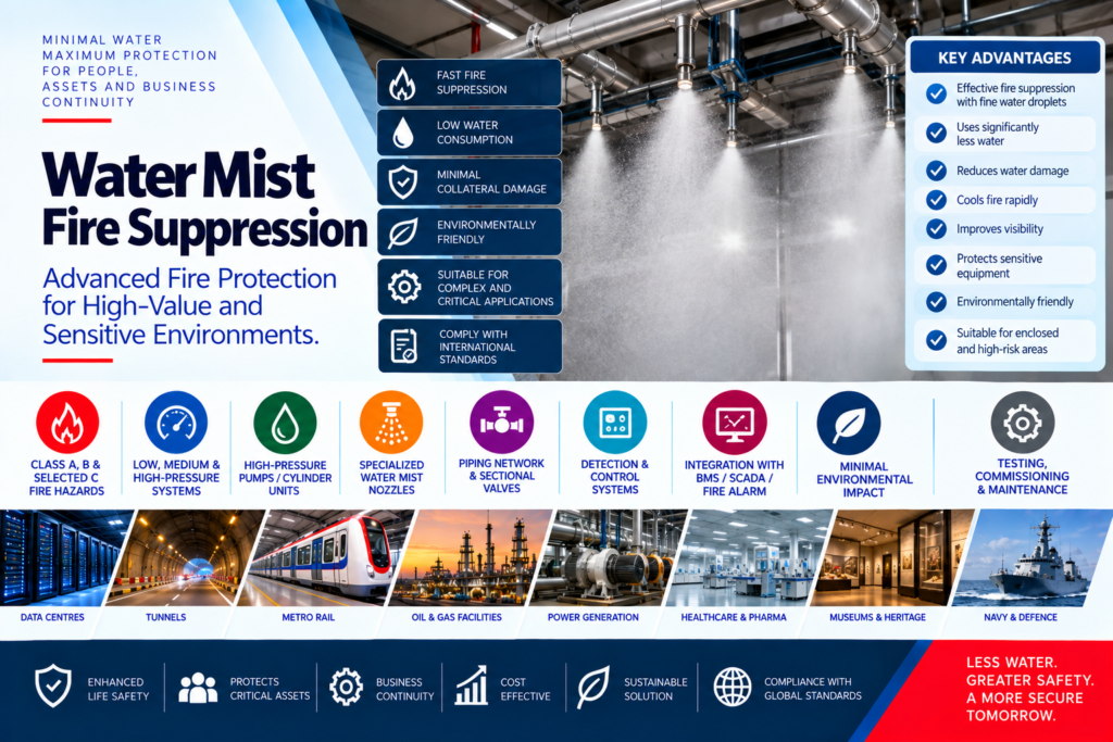 Water Mist Fire Suppression