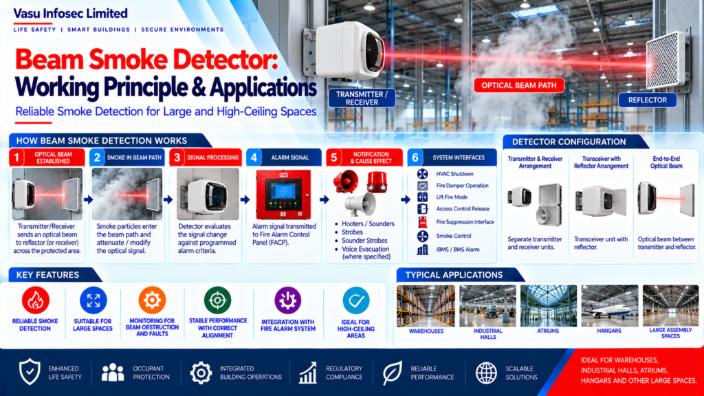 Beam Smoke Detector: Working Principle & Applications