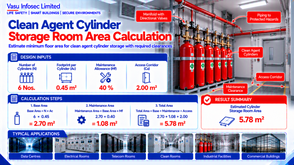 Clean Agent Cylinder Storage Room Area Calculation