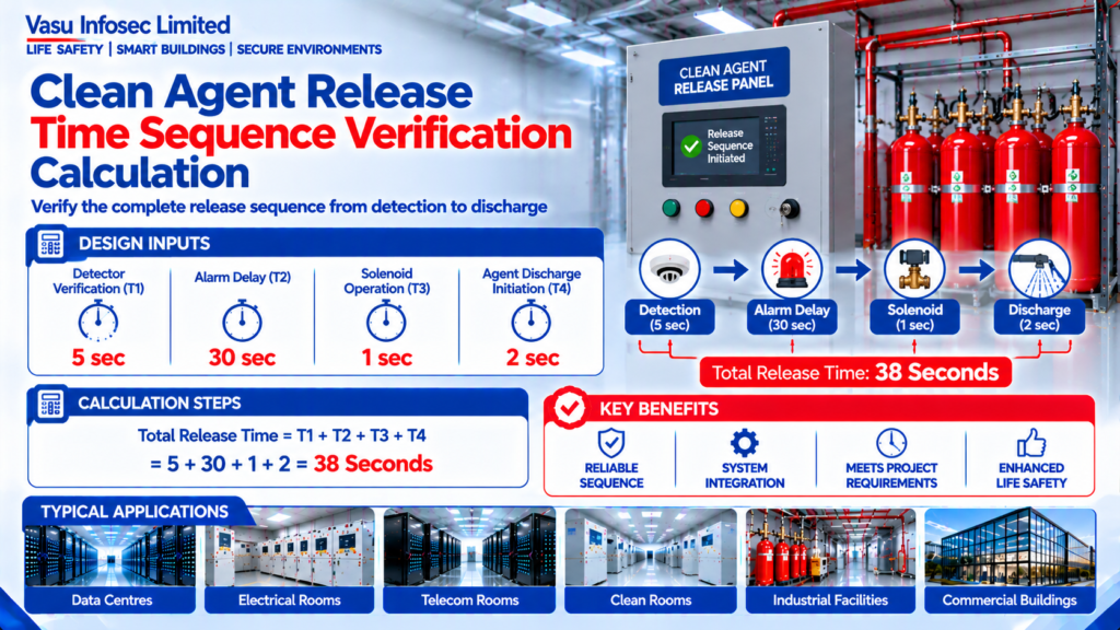 Clean Agent System Release Time Sequence Verification Calculation