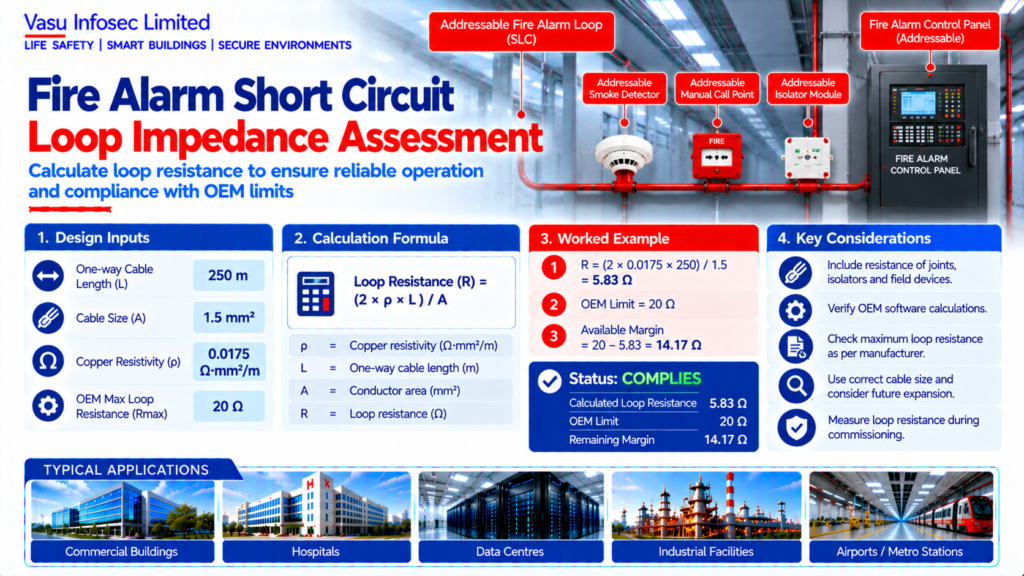 Fire Alarm Short Circuit Loop Impedance Assessment