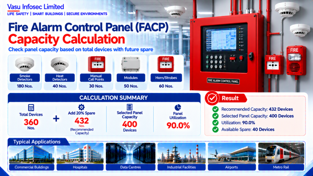Fire Alarm Control Panel (FACP) Capacity Calculation