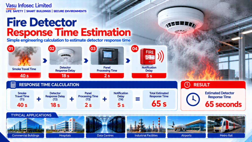 Fire Detector Response Time Estimation Calculation