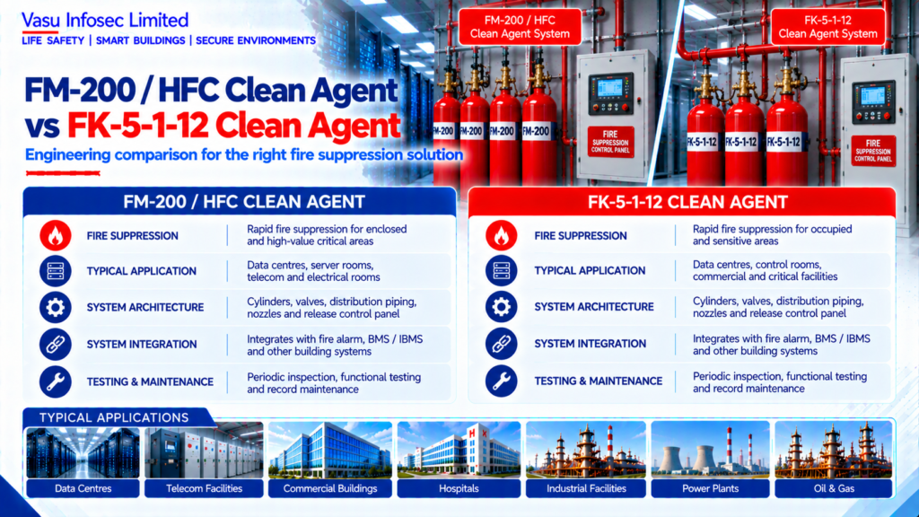 FM-200 / HFC Clean Agent vs FK-5-1-12 Clean Agent