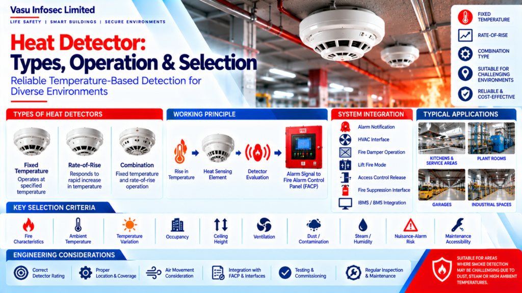 Heat Detector: Types, Operation & Selection