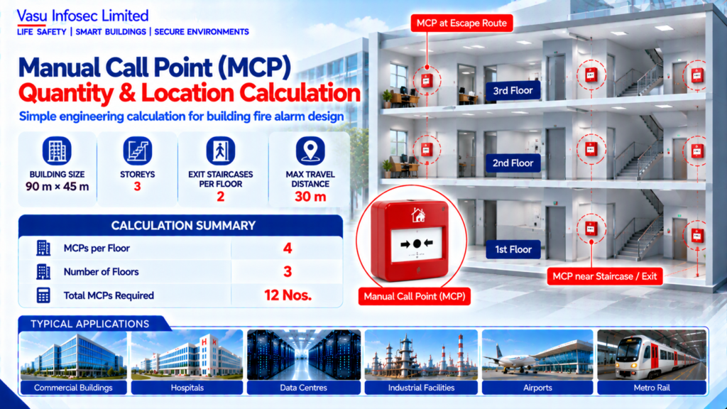 Manual Call Point (MCP) Quantity & Location Calculation