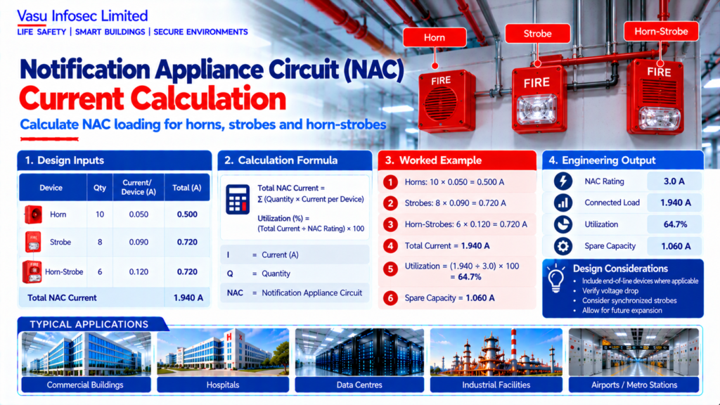 Notification Appliance Circuit (NAC) Current Calculation