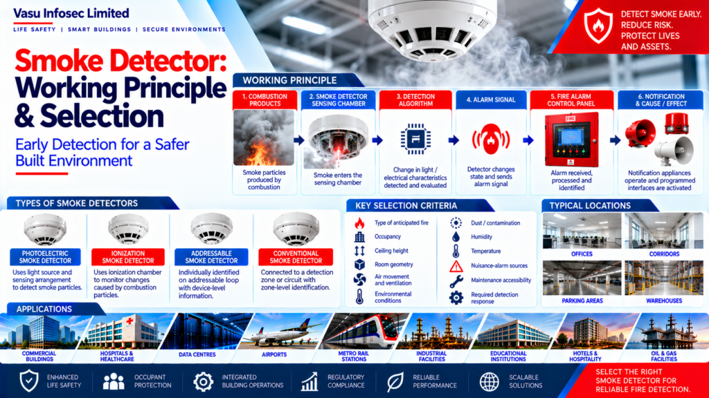 Smoke Detector: Working Principle & Selection
