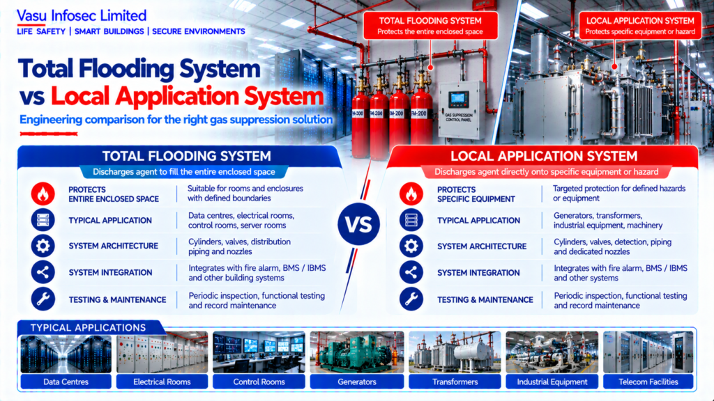 Total Flooding System vs Local Application System